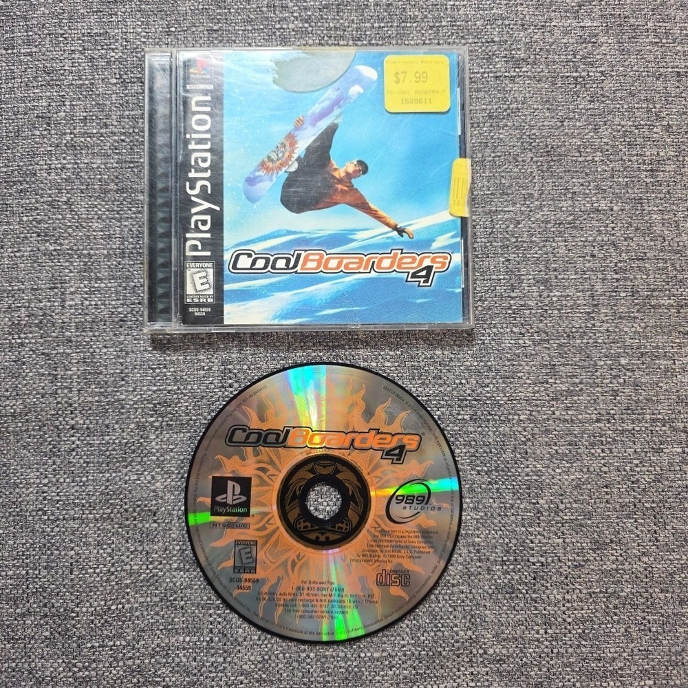 Cool Boarders 4 (Sony PlayStation 1, PS1) COMPLETE!! | CIB | M1932